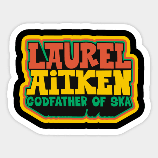 Melodies of a Legend: Laurel Aitken's Reggae Revolution Sticker